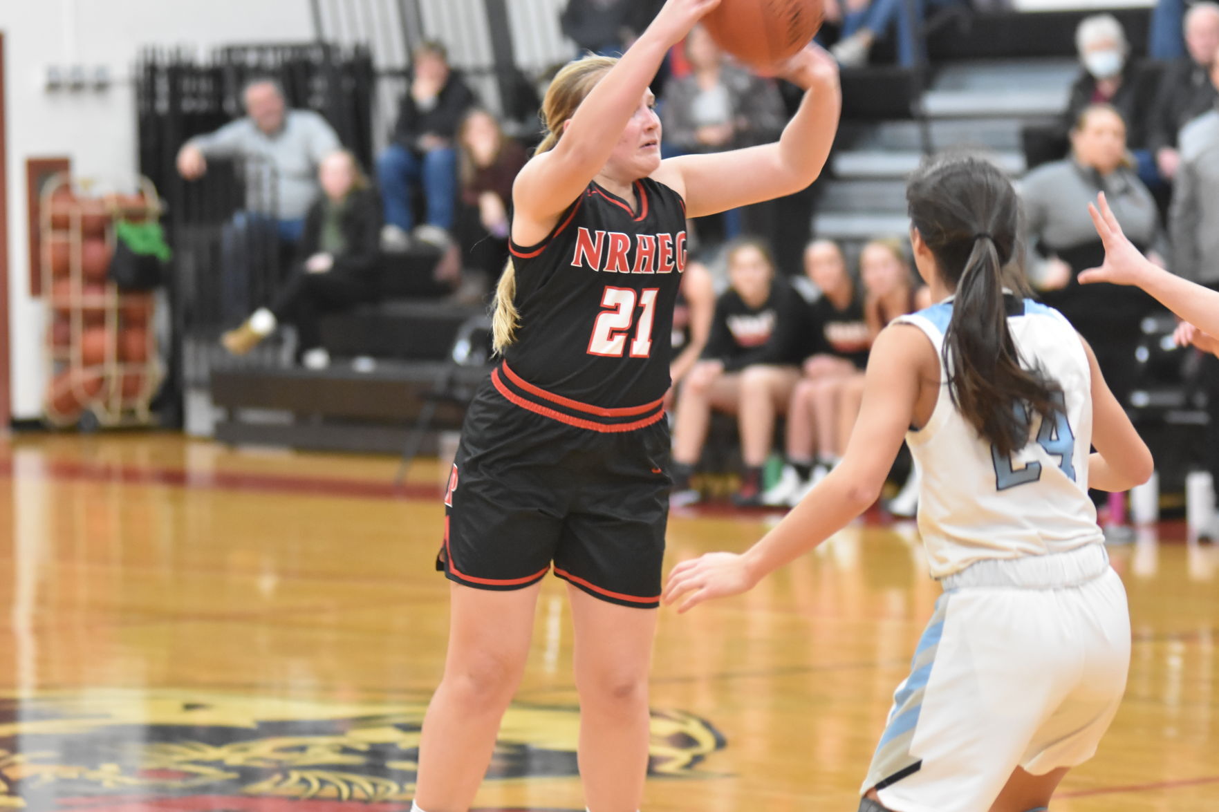 (NRHEG Girls Basketball) Preslie Nielsen